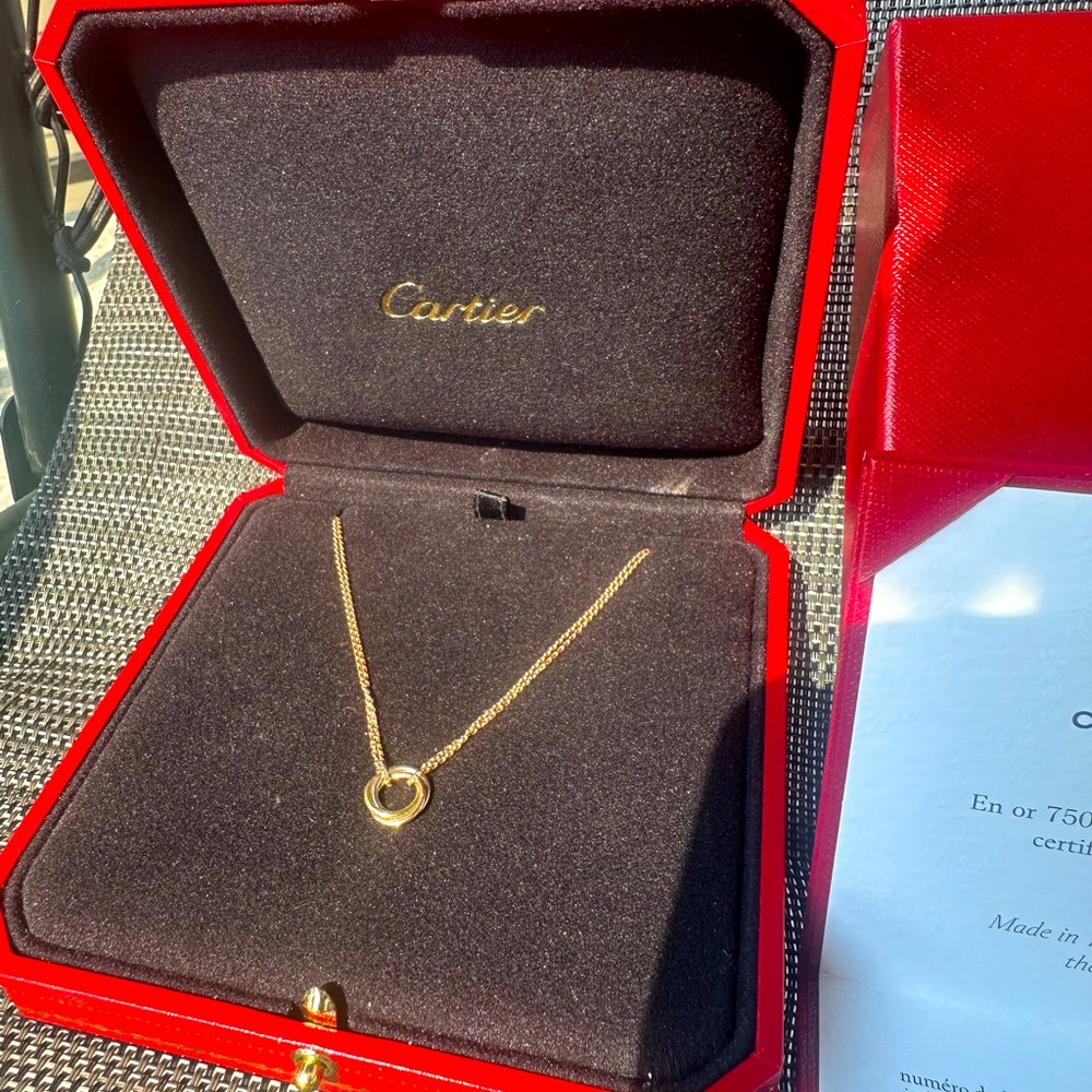 Cartier TRINITY NECKLACE for sale. Less than 1 year.